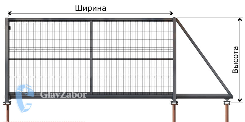 для ограждений «3D»